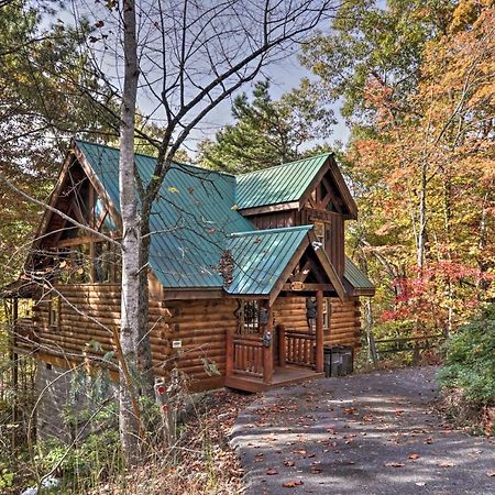 Smoky Mountain Log Cabin 7 Mi To Gatlinburg! Sevierville Exteriör bild