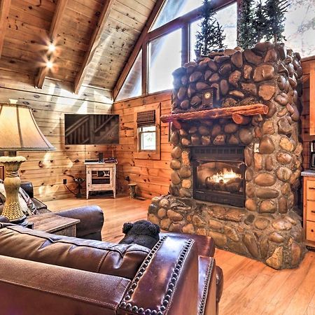 Smoky Mountain Log Cabin 7 Mi To Gatlinburg! Sevierville Exteriör bild