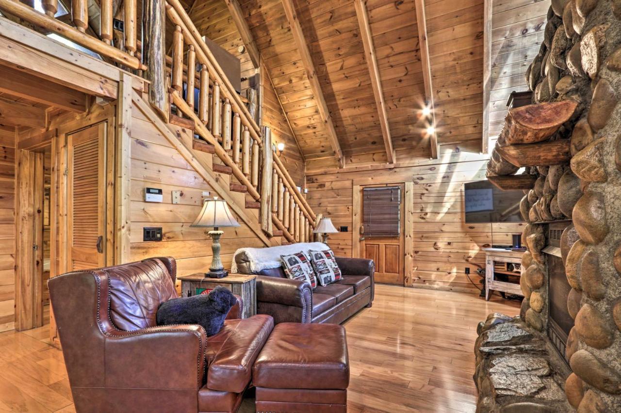 Smoky Mountain Log Cabin 7 Mi To Gatlinburg! Sevierville Exteriör bild