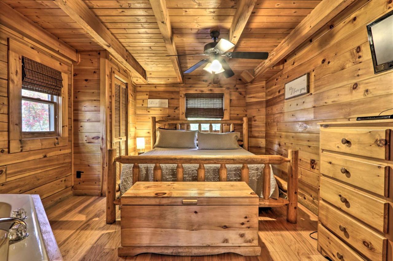 Smoky Mountain Log Cabin 7 Mi To Gatlinburg! Sevierville Exteriör bild