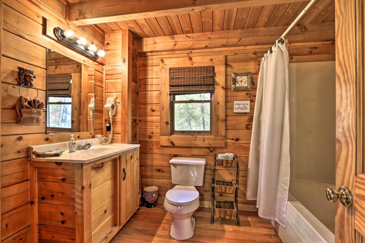 Smoky Mountain Log Cabin 7 Mi To Gatlinburg! Sevierville Exteriör bild
