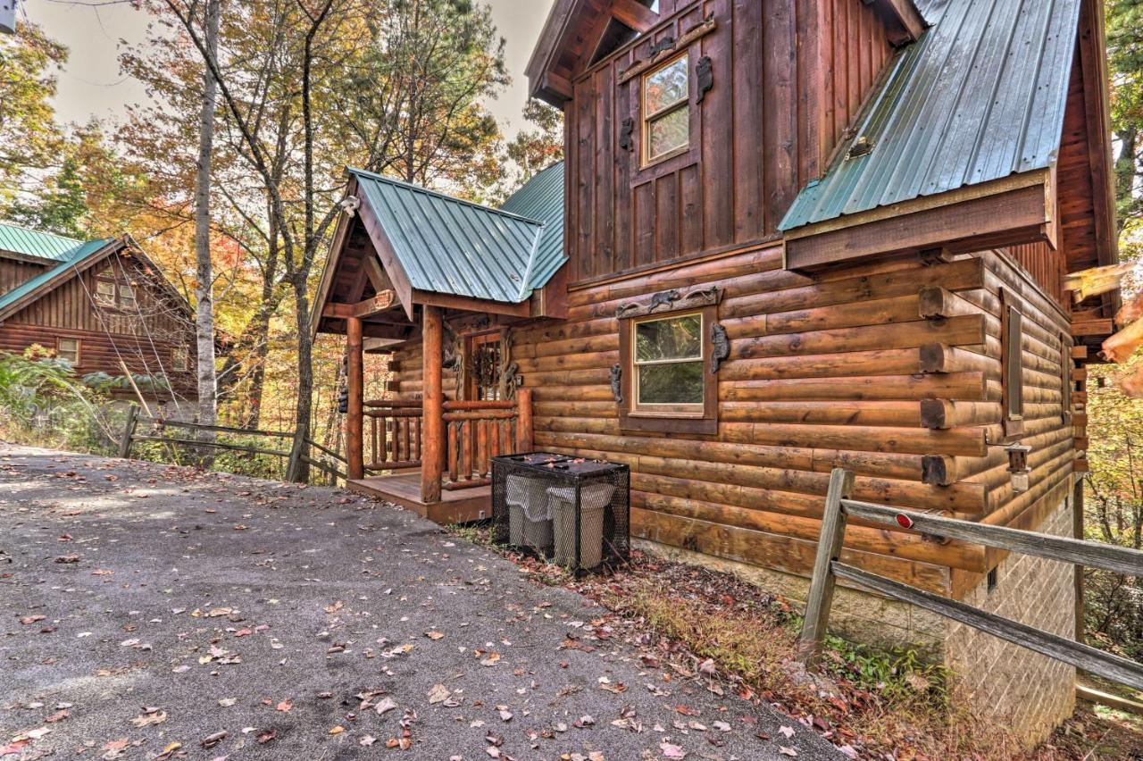 Smoky Mountain Log Cabin 7 Mi To Gatlinburg! Sevierville Exteriör bild