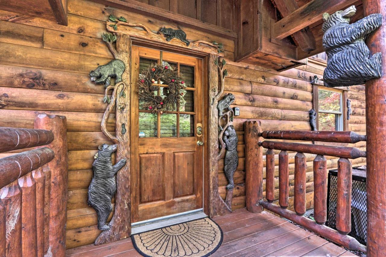 Smoky Mountain Log Cabin 7 Mi To Gatlinburg! Sevierville Exteriör bild