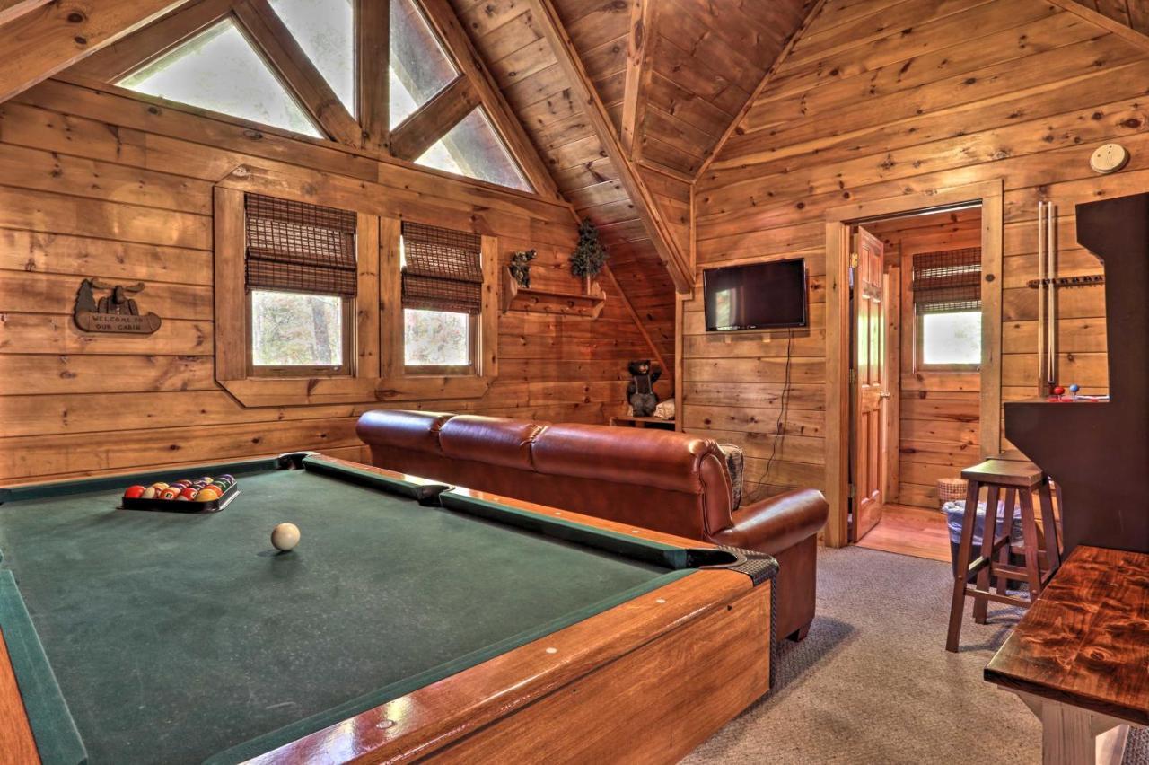 Smoky Mountain Log Cabin 7 Mi To Gatlinburg! Sevierville Exteriör bild