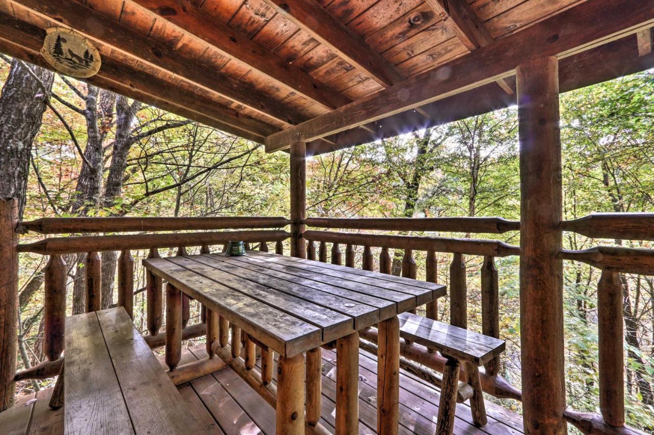 Smoky Mountain Log Cabin 7 Mi To Gatlinburg! Sevierville Exteriör bild