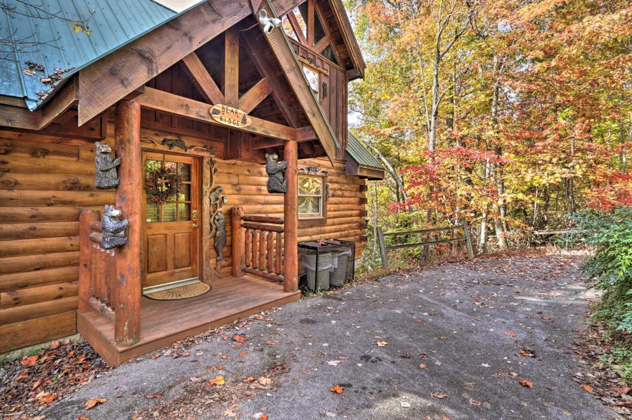 Smoky Mountain Log Cabin 7 Mi To Gatlinburg! Sevierville Exteriör bild